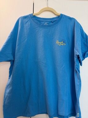 Rip Curl Blue Tee with Yellow Logo